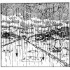 sketch of rain