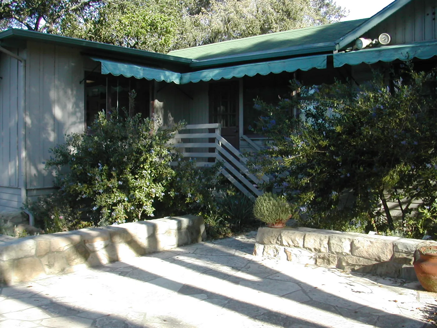 Patio behind the Cottage, Home Demonstration Garden