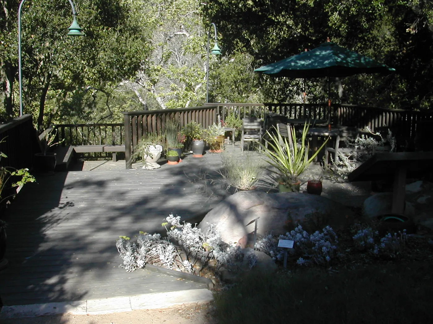 Home Demonstration Garden deck