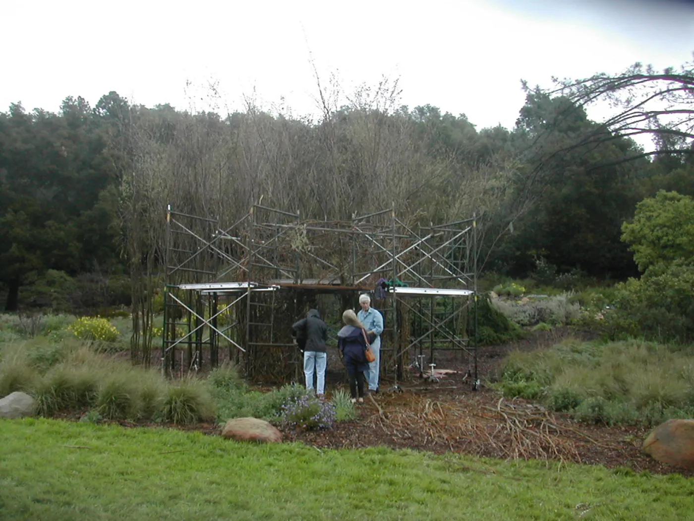 Construction of Toad Hall by Patrick Dougherty