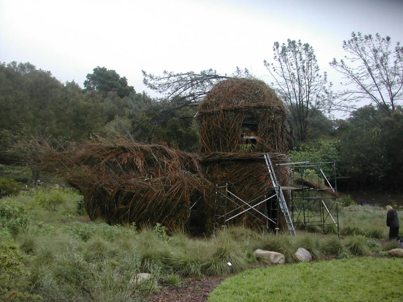 Construction of Toad Hall by Patrick Dougherty