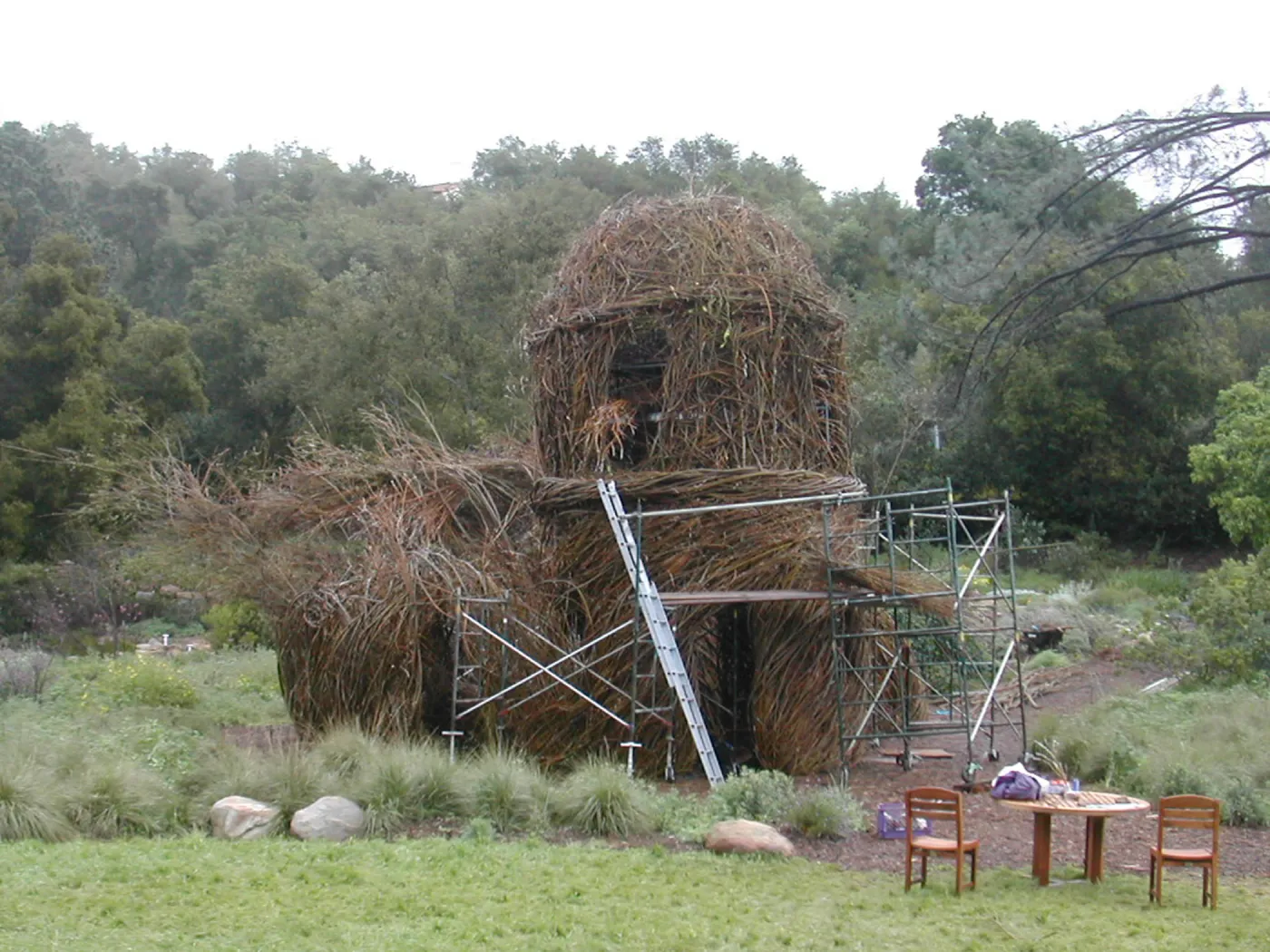 Construction of Toad Hall by Patrick Dougherty