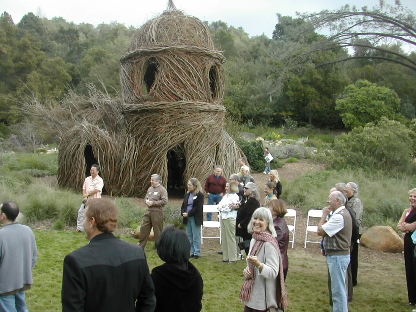 Construction of Toad Hall by Patrick Dougherty