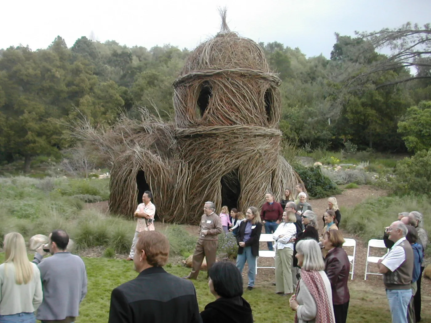 Construction of Toad Hall by Patrick Dougherty