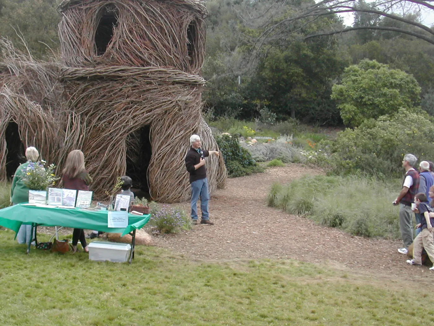 Construction of Toad Hall by Patrick Dougherty