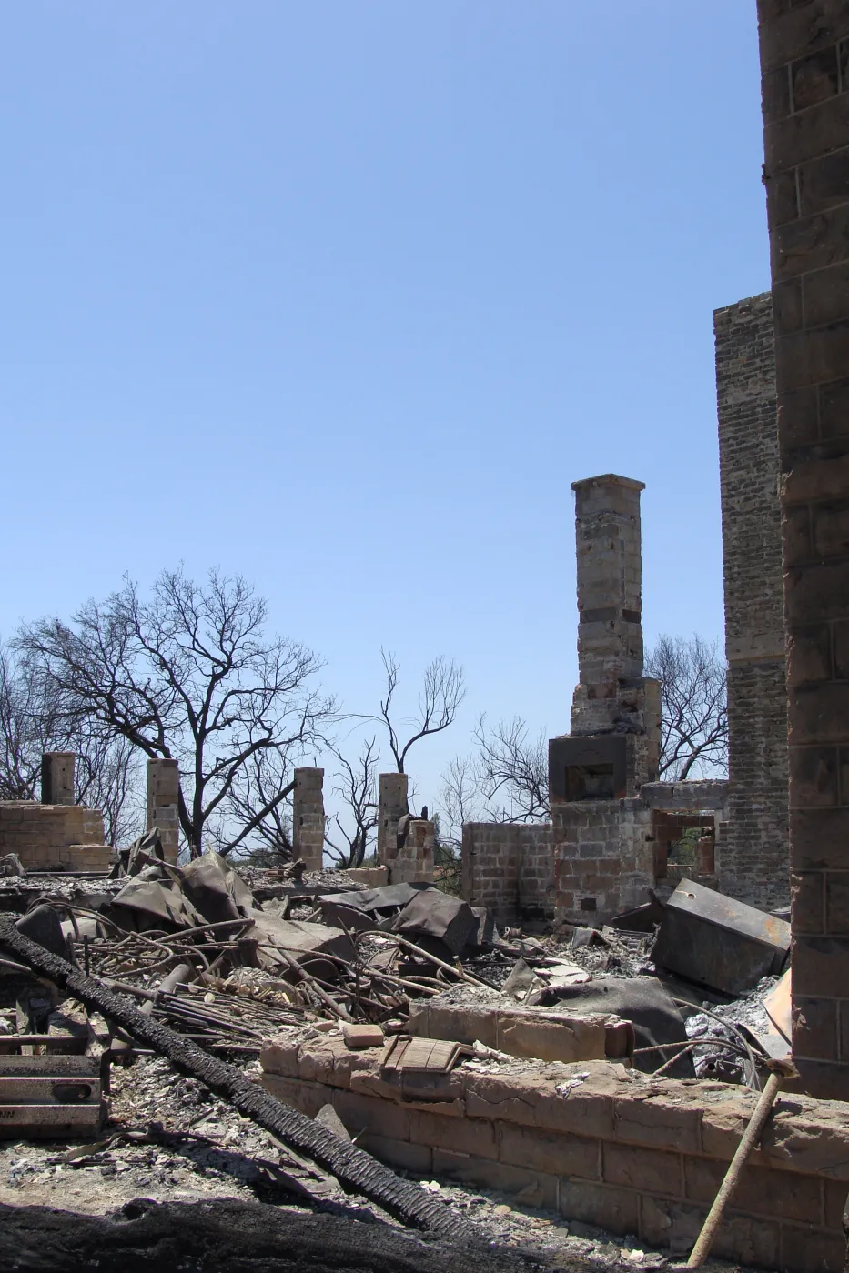 The Gane/Lotterhos site, after the Jesusita Fire