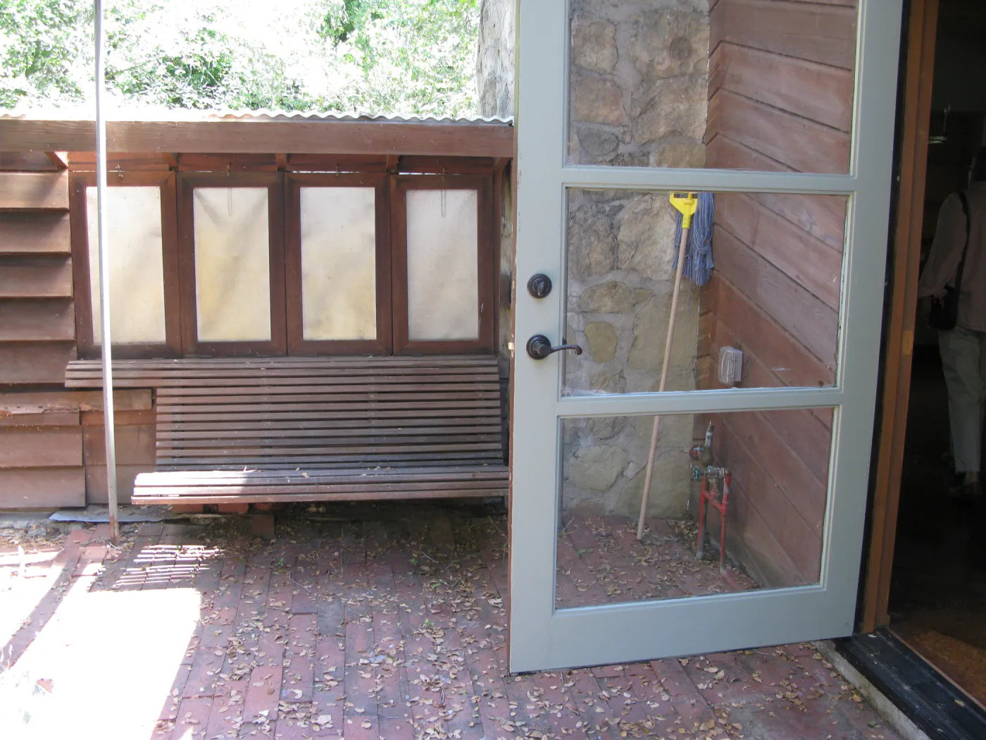 Guild House back porch off living room