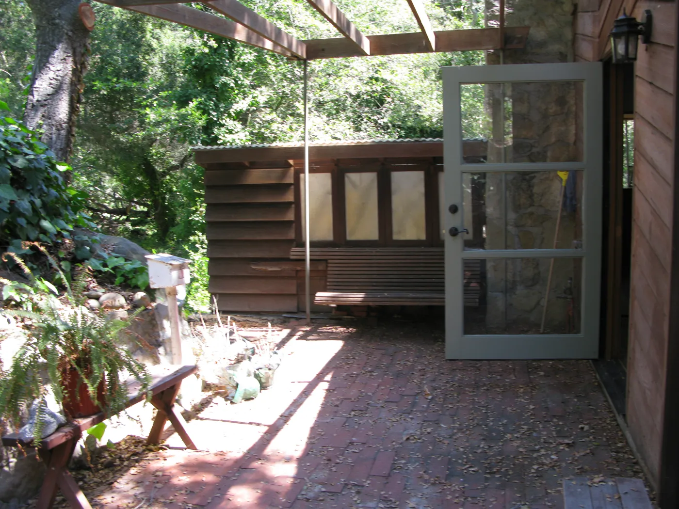 Guild House back porch off living room