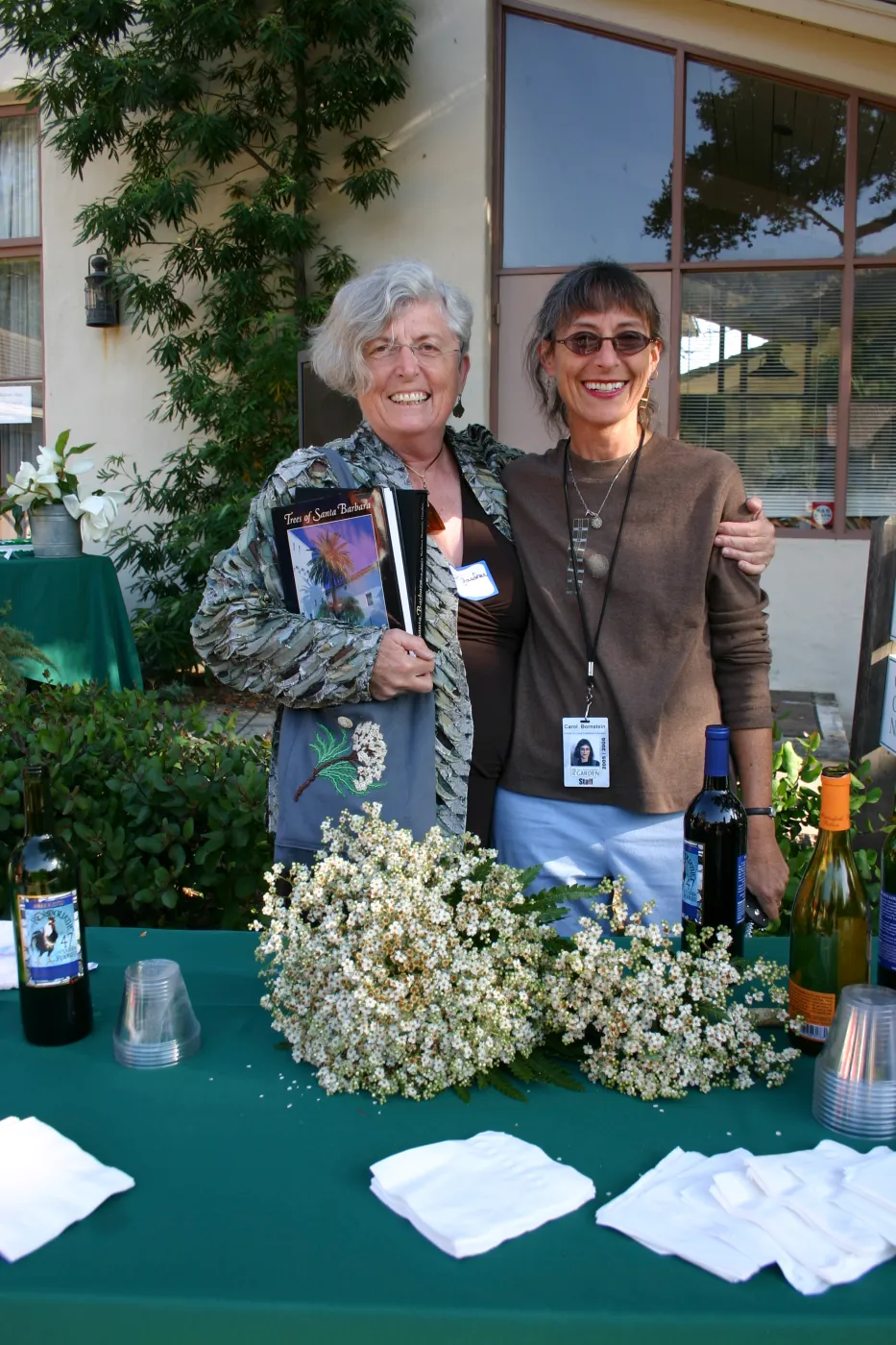 Trees of Santa Barbara book signing 2005, Carol Bornstein and Virginia Gardner