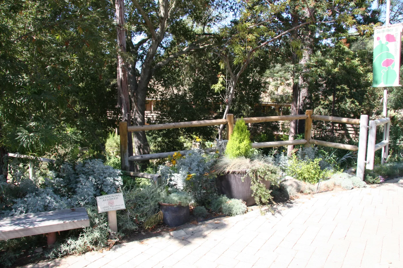 Visitor Entrance to the Garden