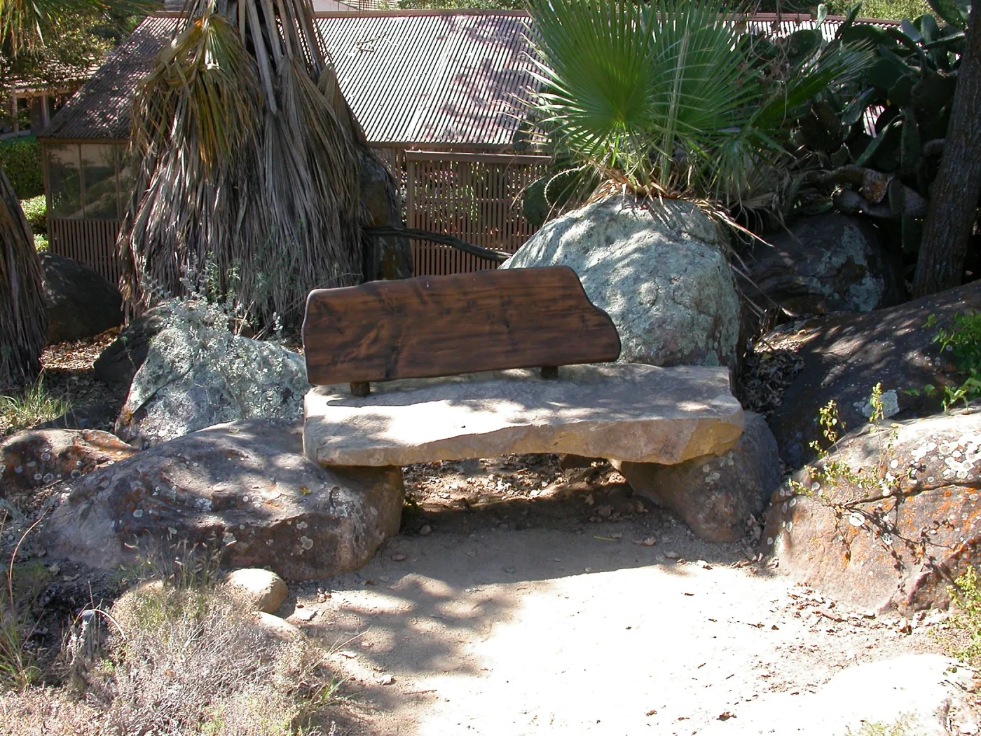 Pritzlaff Bench in Desert Section (Bench #19)