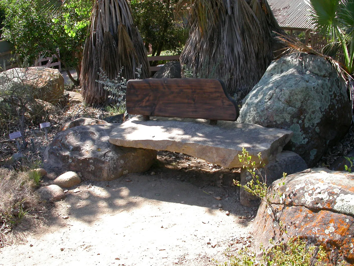 Pritzlaff Bench in Desert Section (Bench #19)
