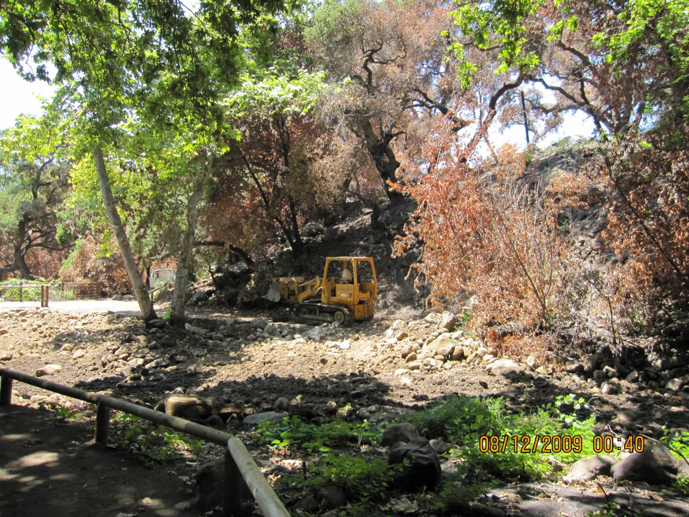 Santa Barbar County flood control, Mission Creek after the Jesusita Fire