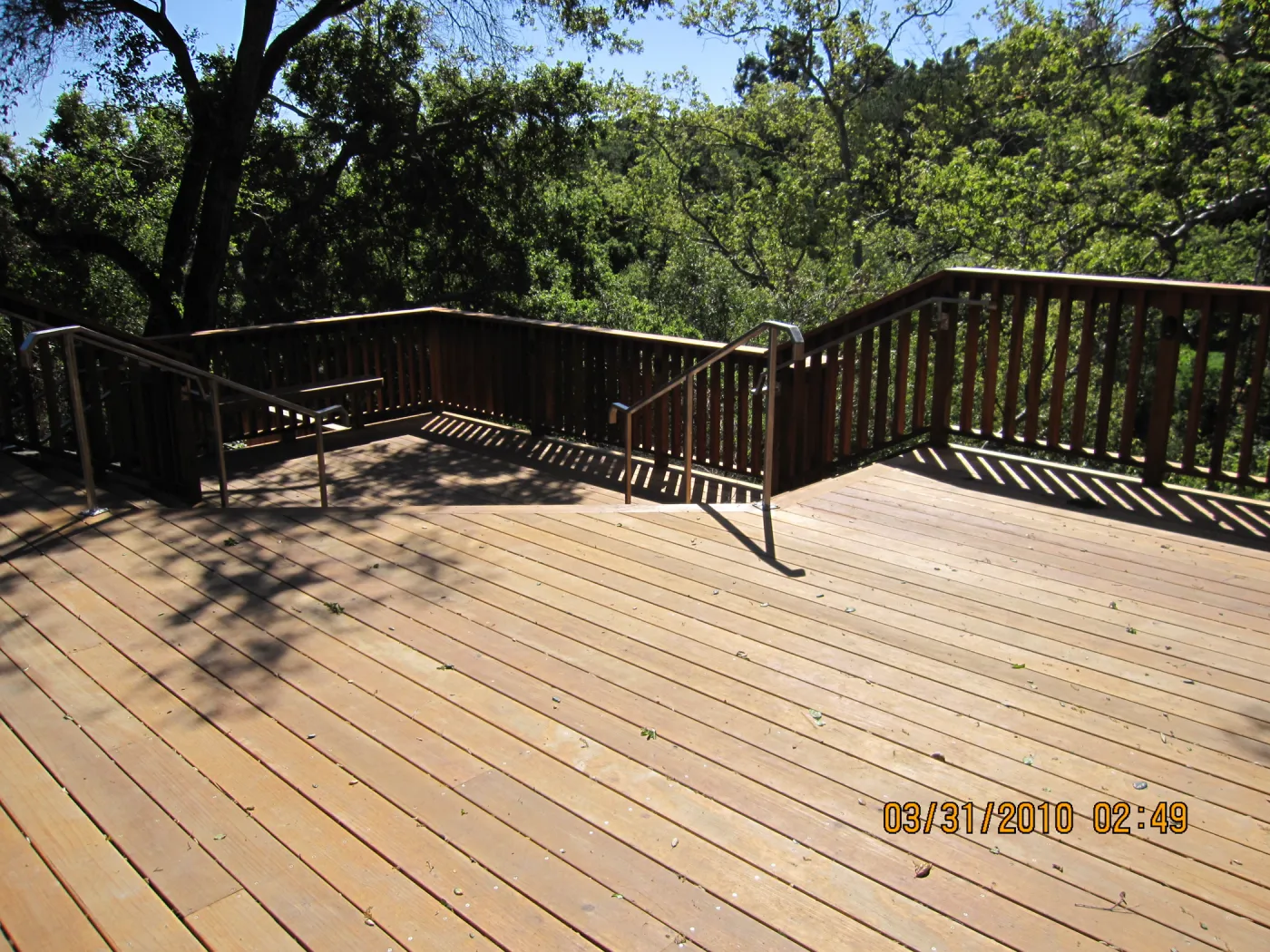new Home Demonstration Deck, rebuilt after the Jesusita Fire