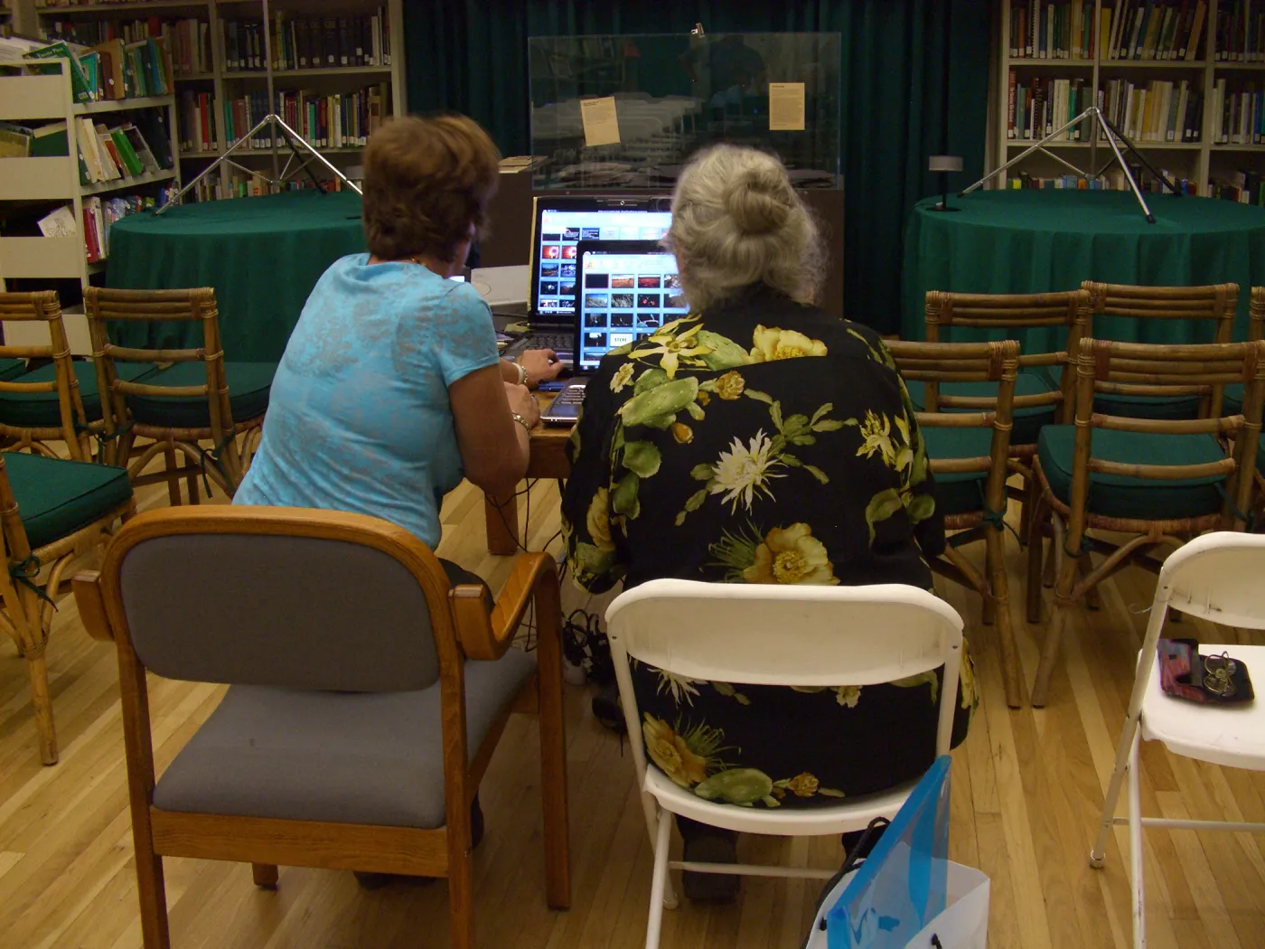 producing the J.R. Haller three screen slideshow, 2009