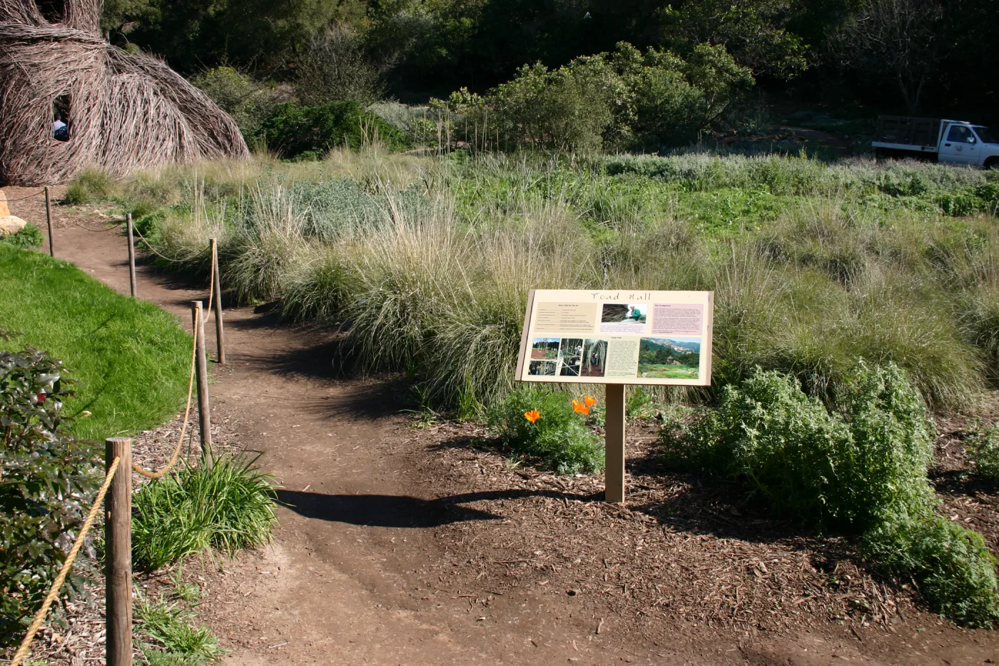 Toad Hall interpretive sign