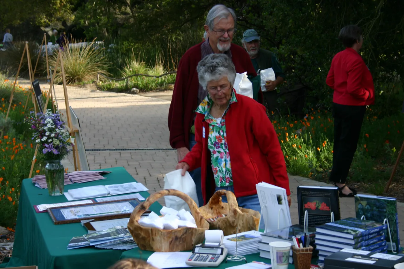 SBBG 80th Birthday Celebration, book table