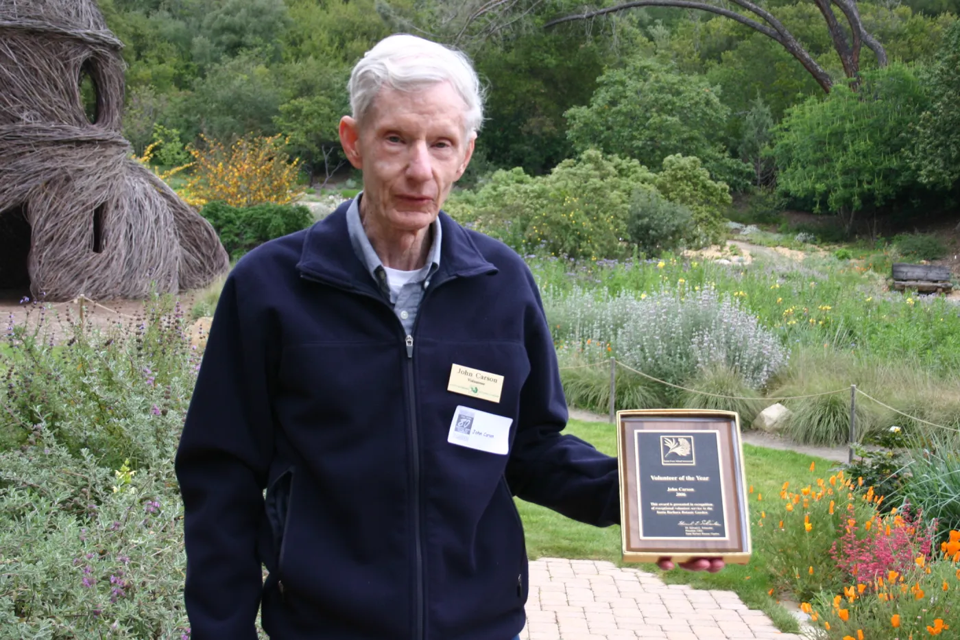 John Carson 'Volunteer of the Year' award, Volunteer Luncheon, 2006