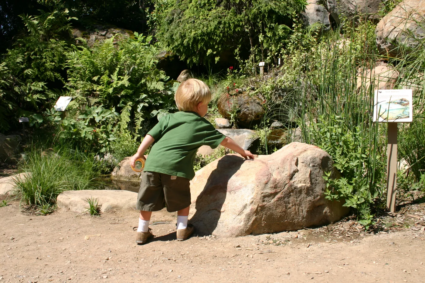 Discovery Garden, child
