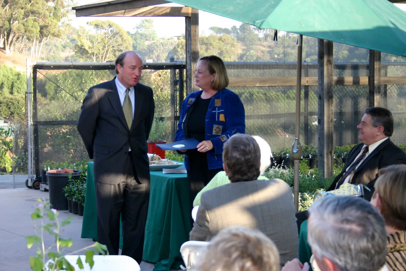 Dedication event, Pritzlaff fund for plant conservation