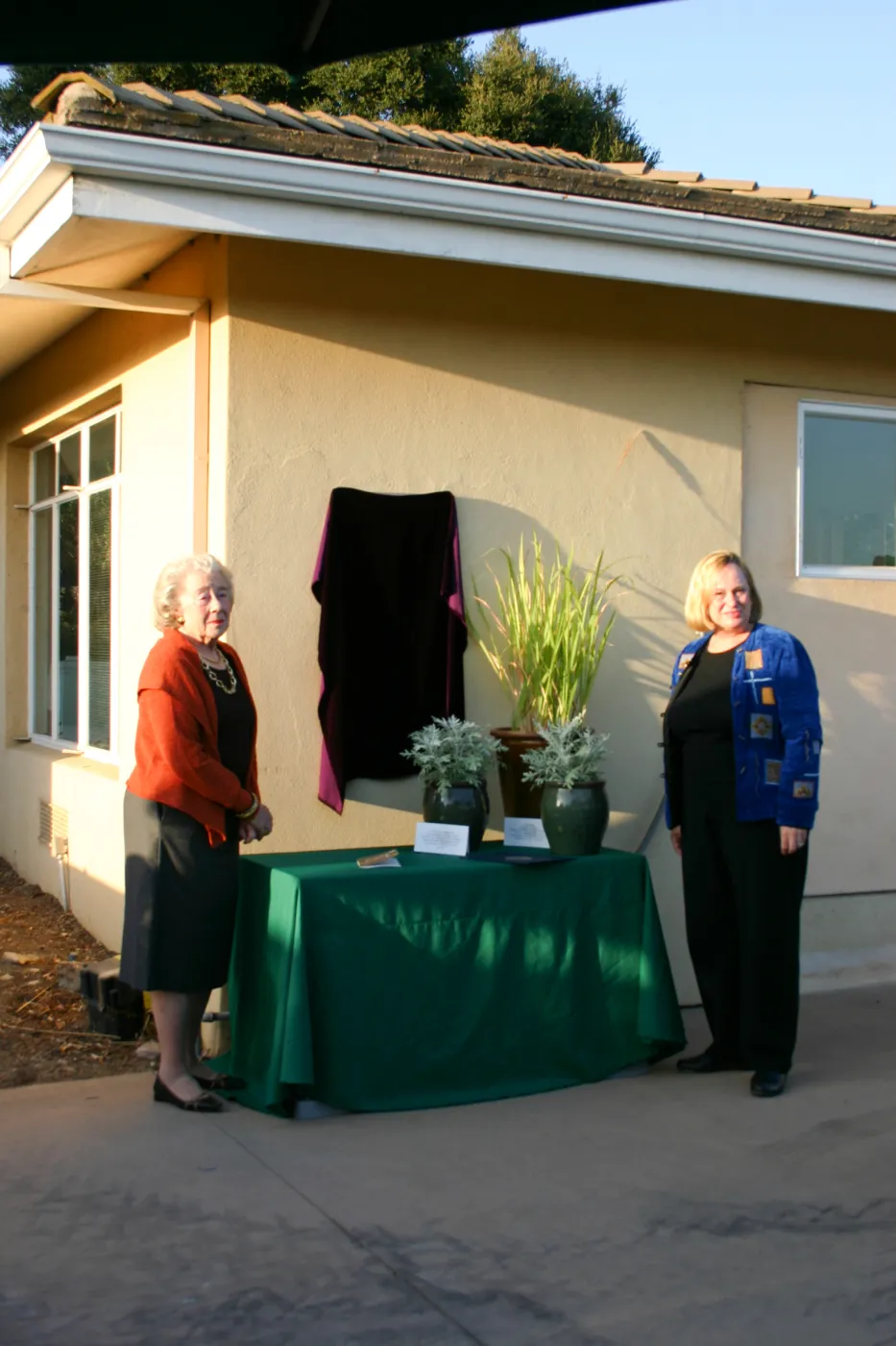 unveiling the Pritzlaff plaque, Dedication event, Pritzlaff fund for plant conservation