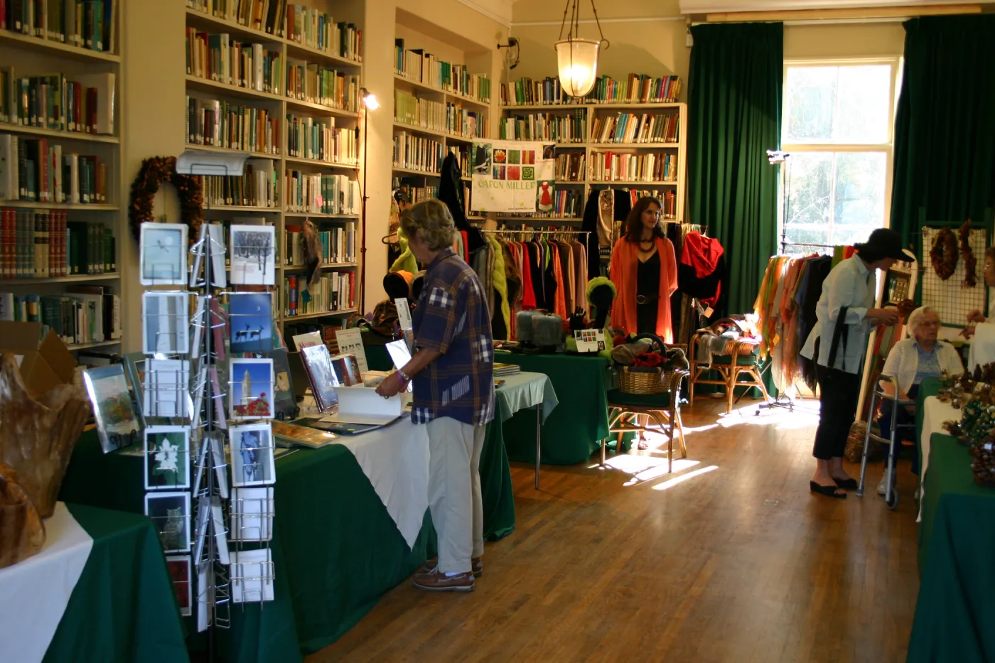 Holiday Marketplace, 2006, inside the Blaksley Library