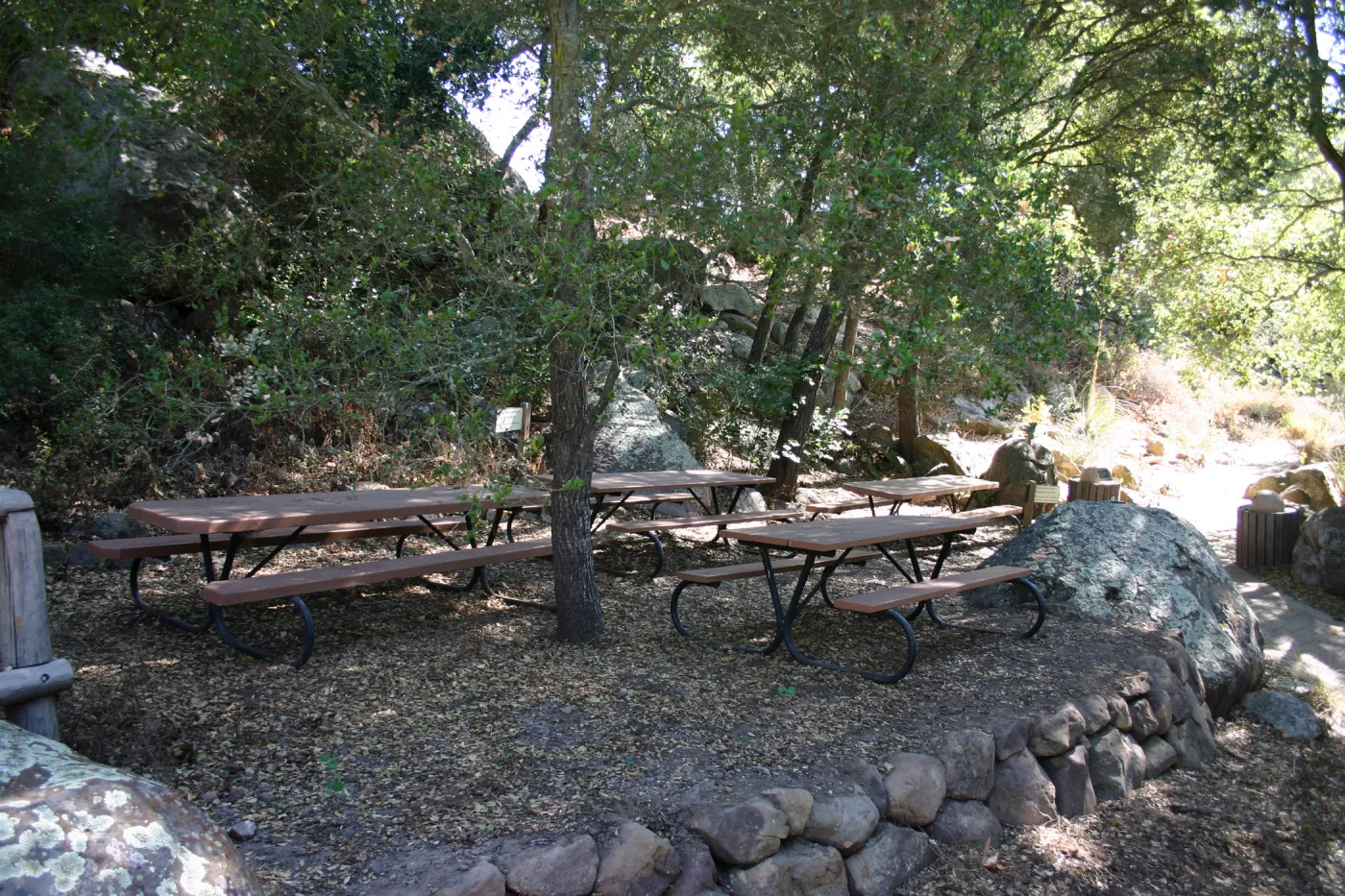Picnic Area along the Campbell Trail, SBBG event location