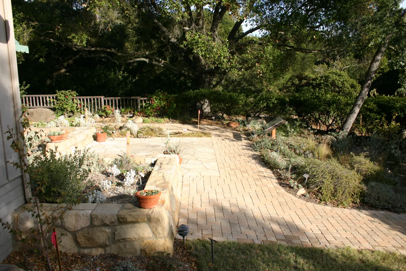 Home Demonstration patio, SBBG event location