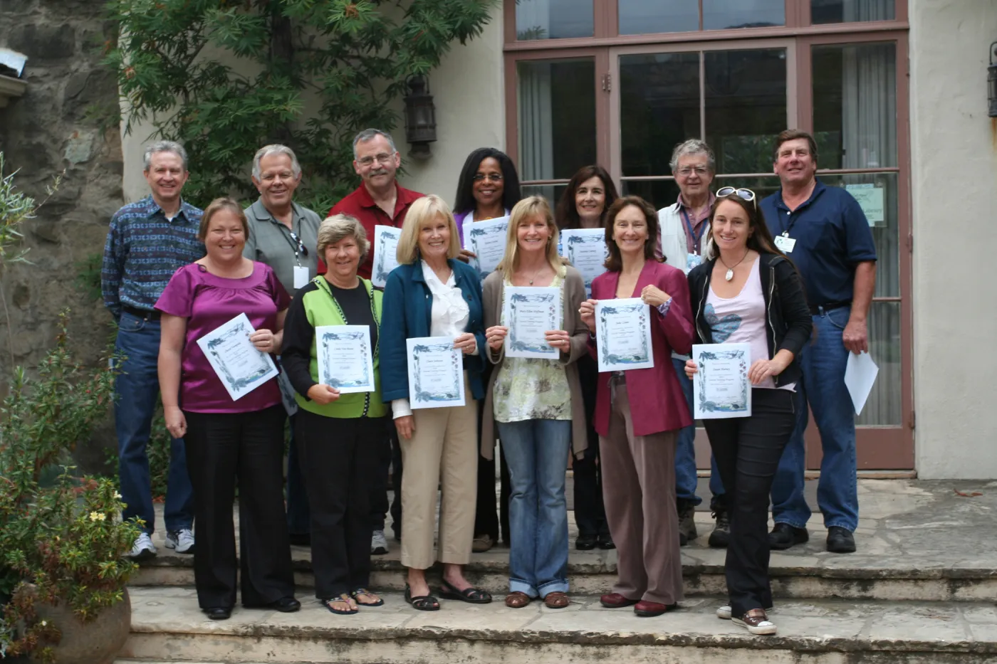 Docent Graduation and Fire Walk after the Jesusita Fire
