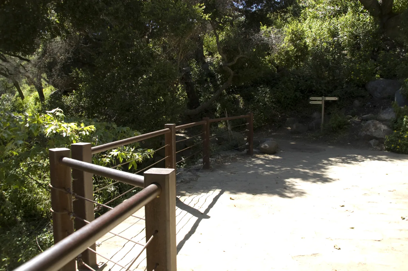 top of Mission Dam, SBBG, 2 years after the Jesusita Fire
