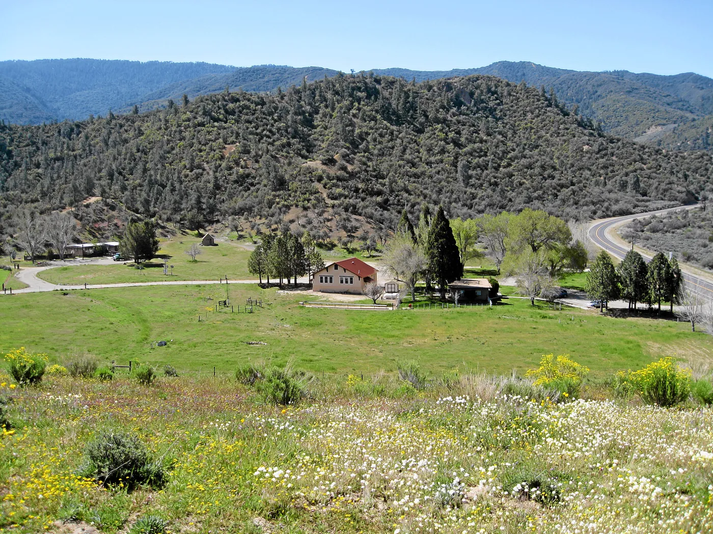 Vicinity of Ozena Ranger Station, Hwy 33