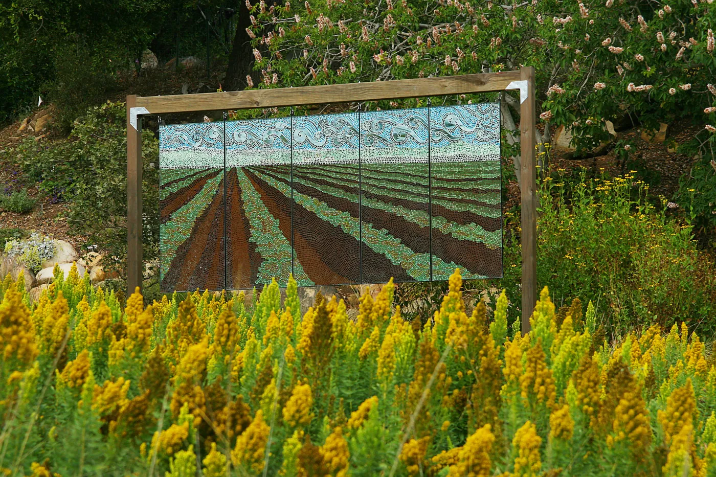 stained glass art exhibit, Rose and Nightingale concert in the Garden event