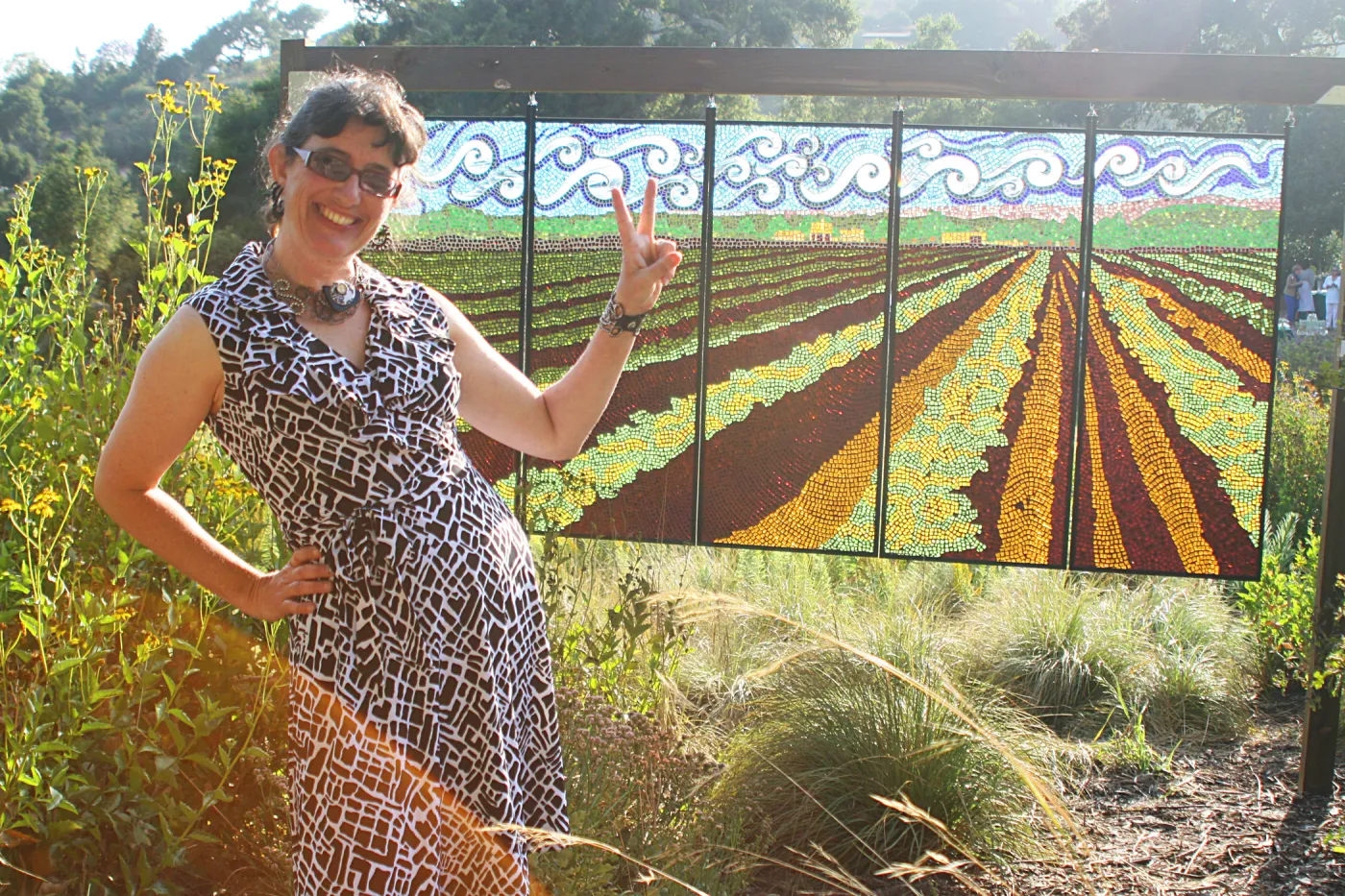 stained glass art exhibit, Rose and Nightingale concert in the Garden event