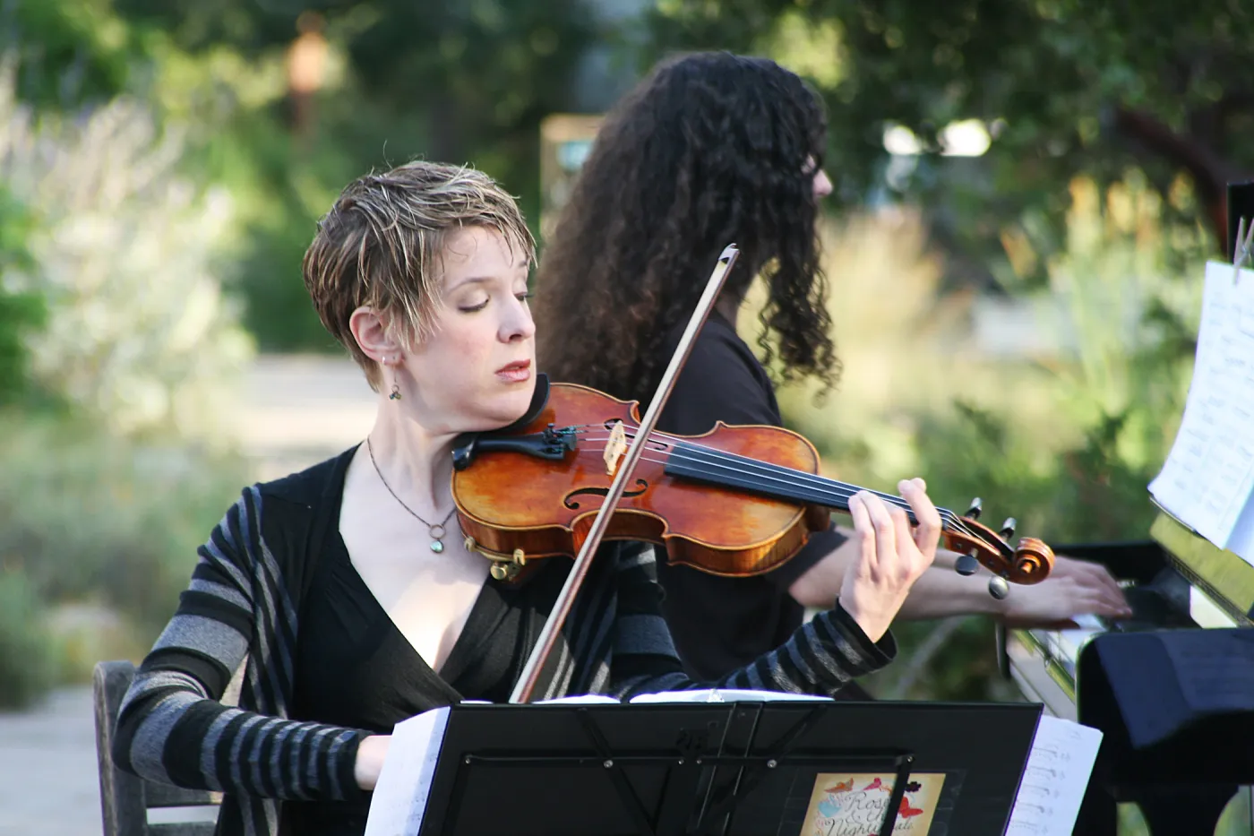 musicians, Rose and Nightingale concert in the Garden event