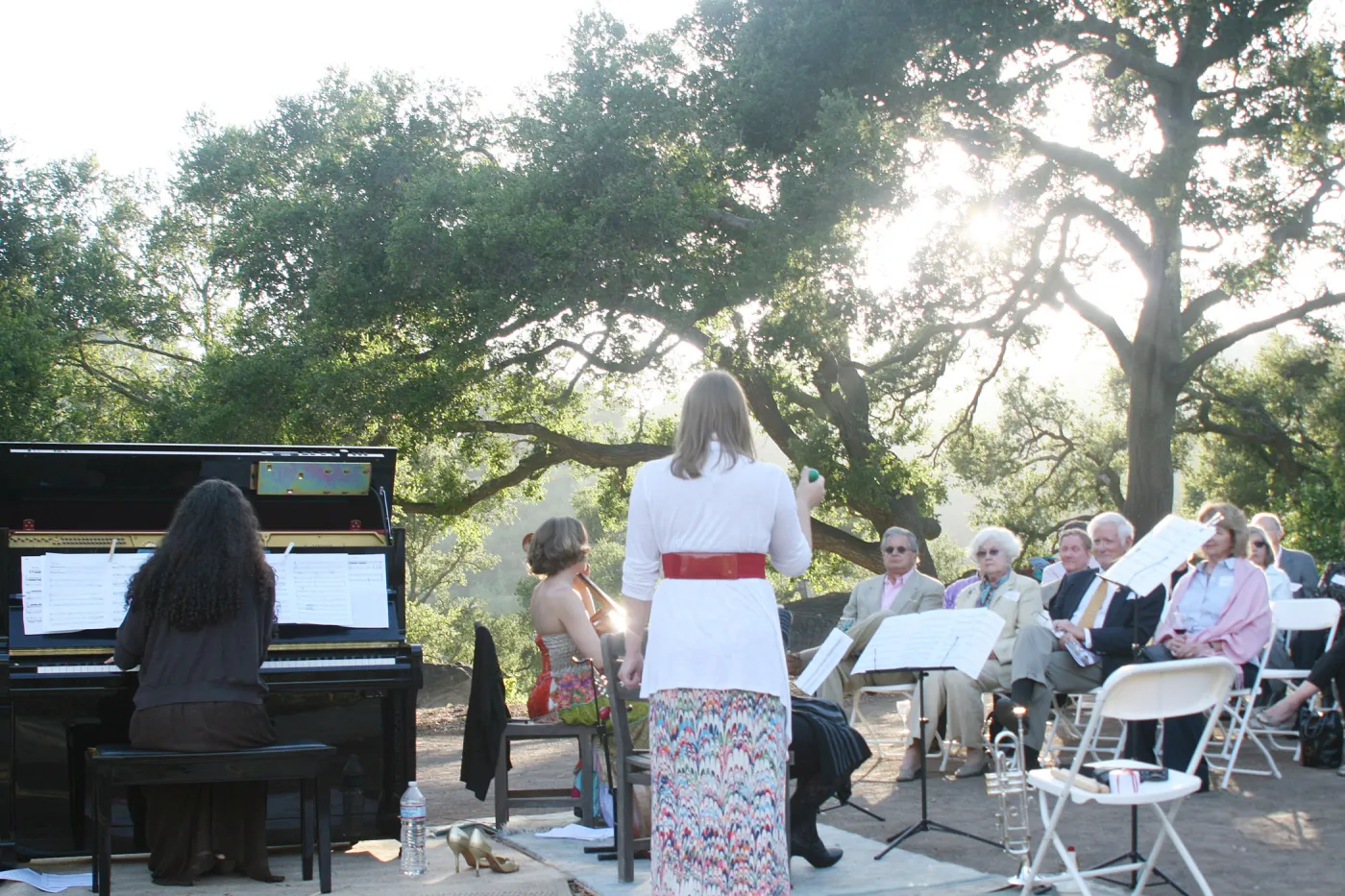 musicians, Rose and Nightingale concert in the Garden event