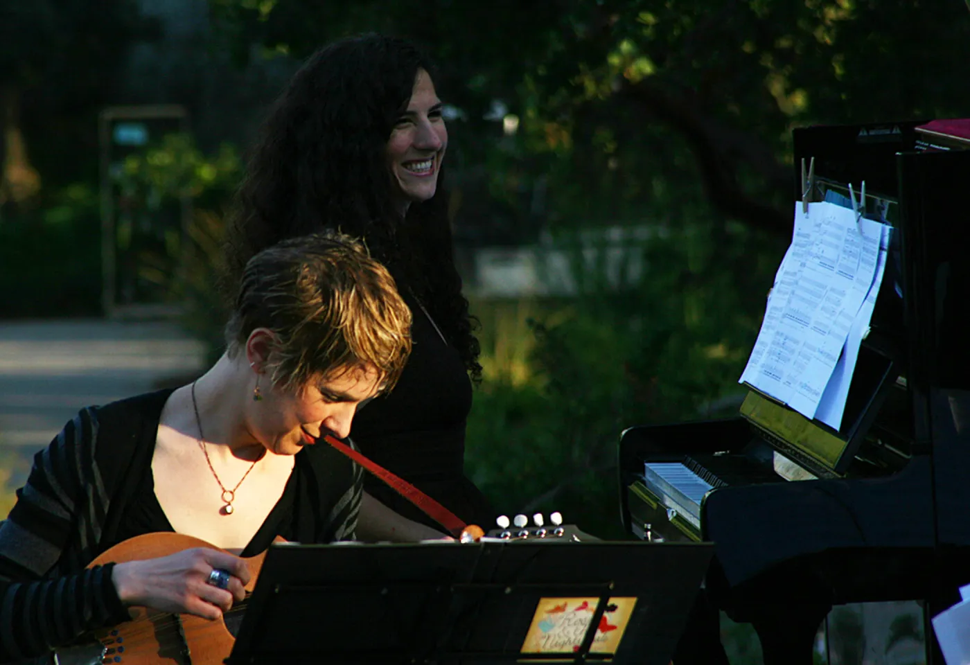 musicians, Rose and Nightingale concert in the Garden event