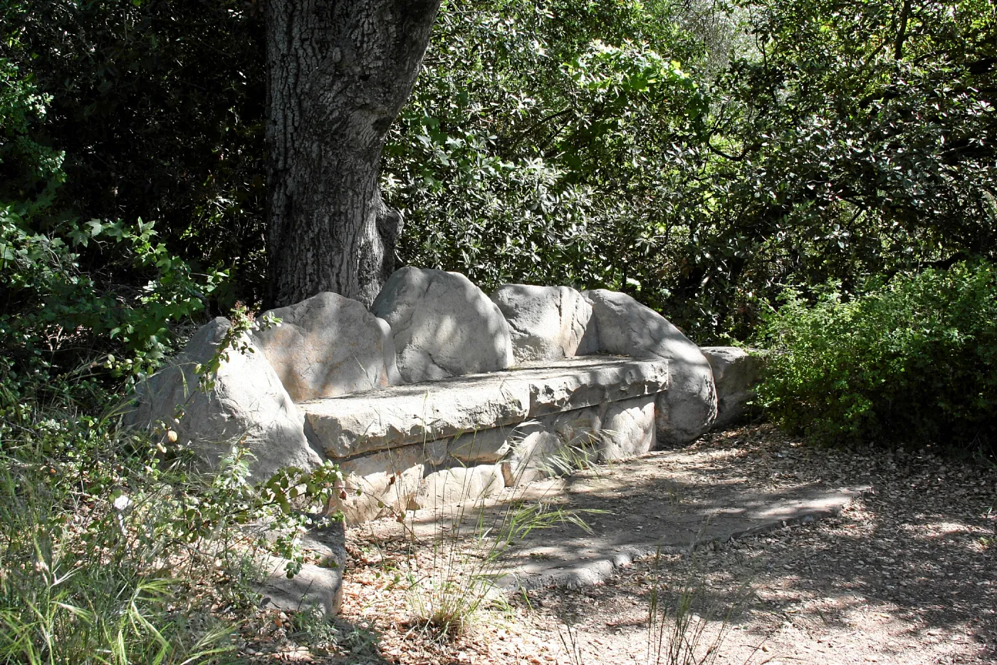 Porter Trail, Ada Wood memorial stone bench