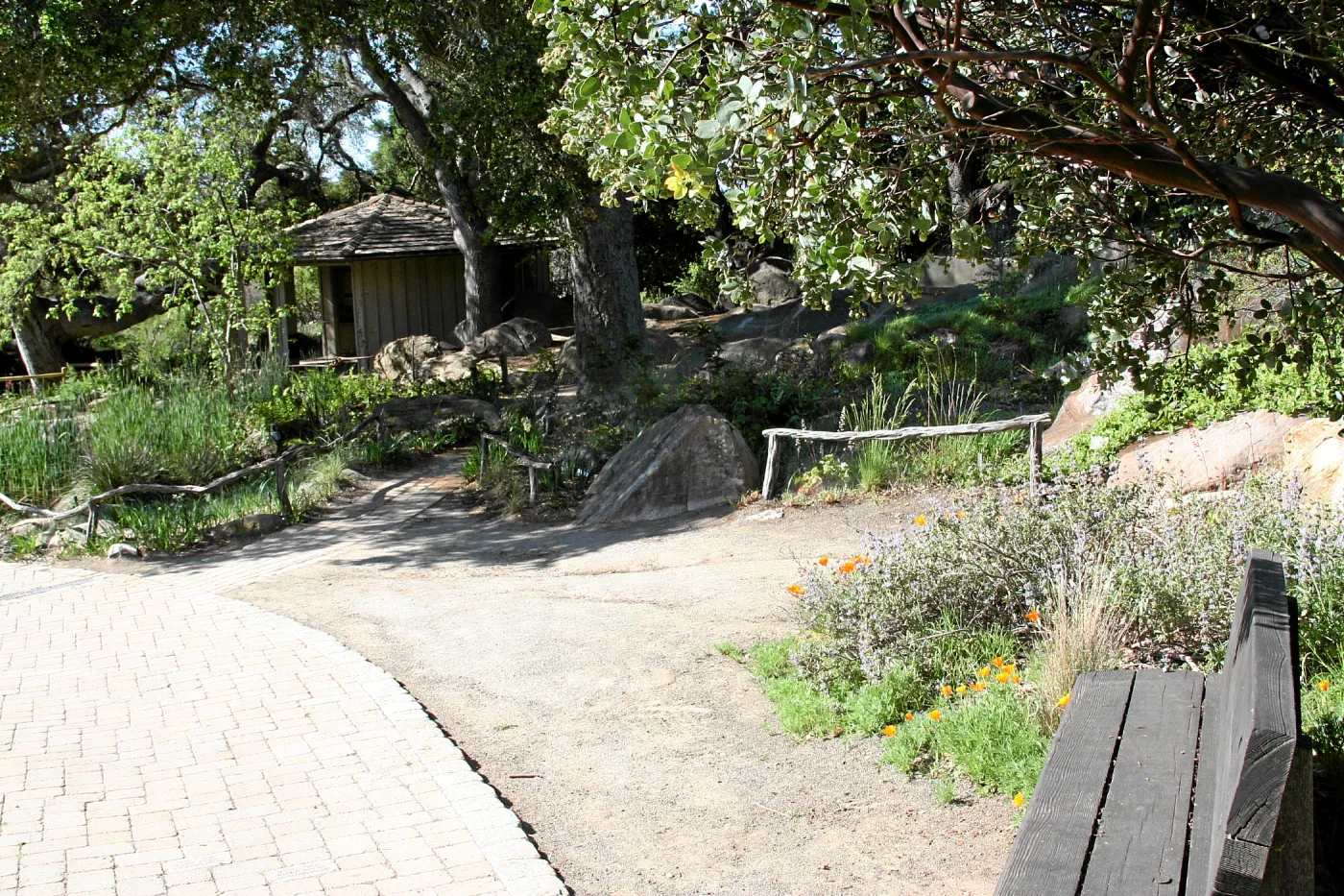Meadow,Main path, southwest, looking towards kiosk