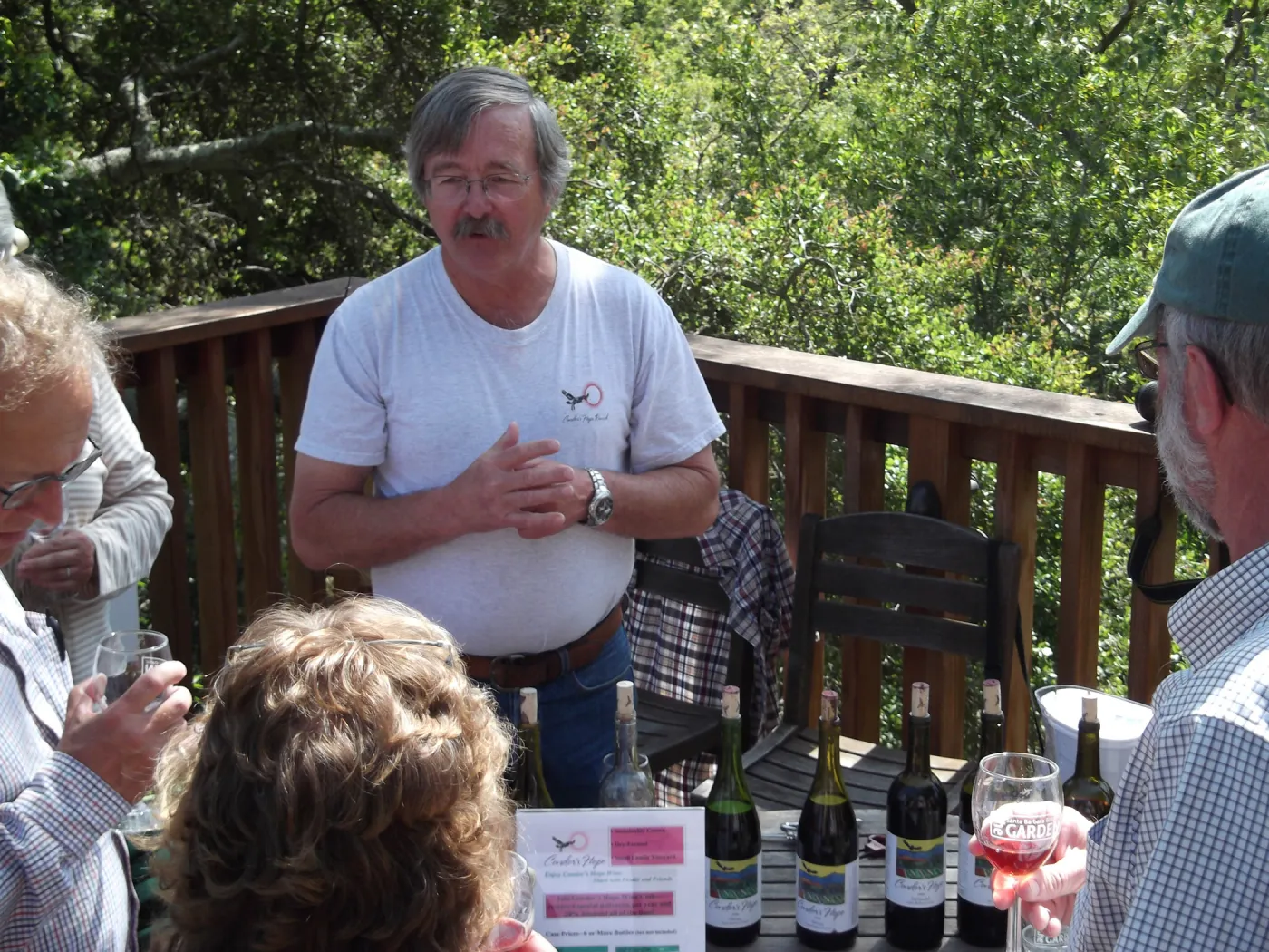 SBBG Wine & Cheese Lecture series, Home Demonstration Deck