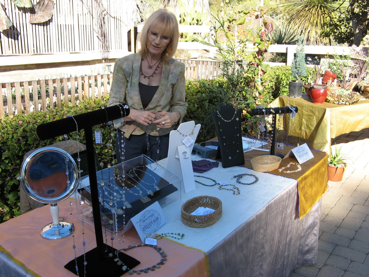 Rebecca Plum, SBBG Holiday Marketplace, 2006