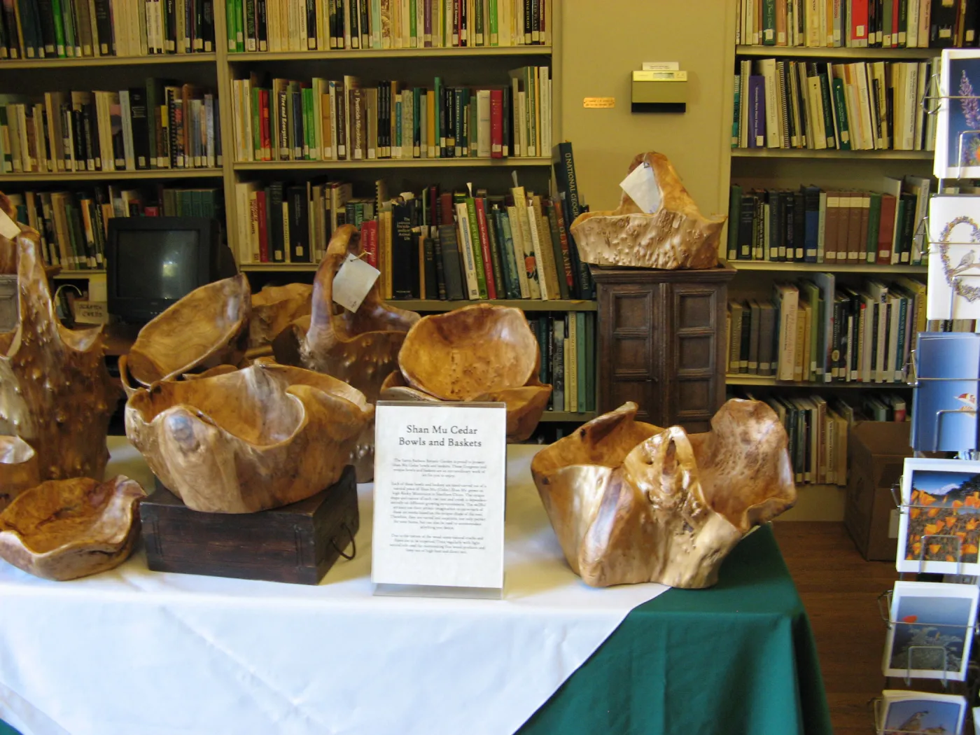Shan Cedar bowls, SBBG Holiday Marketplace, 2006