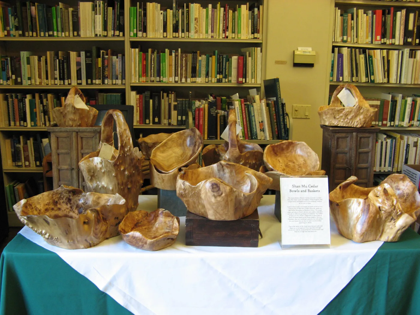 Shan Cedar bowls, SBBG Holiday Marketplace, 2006