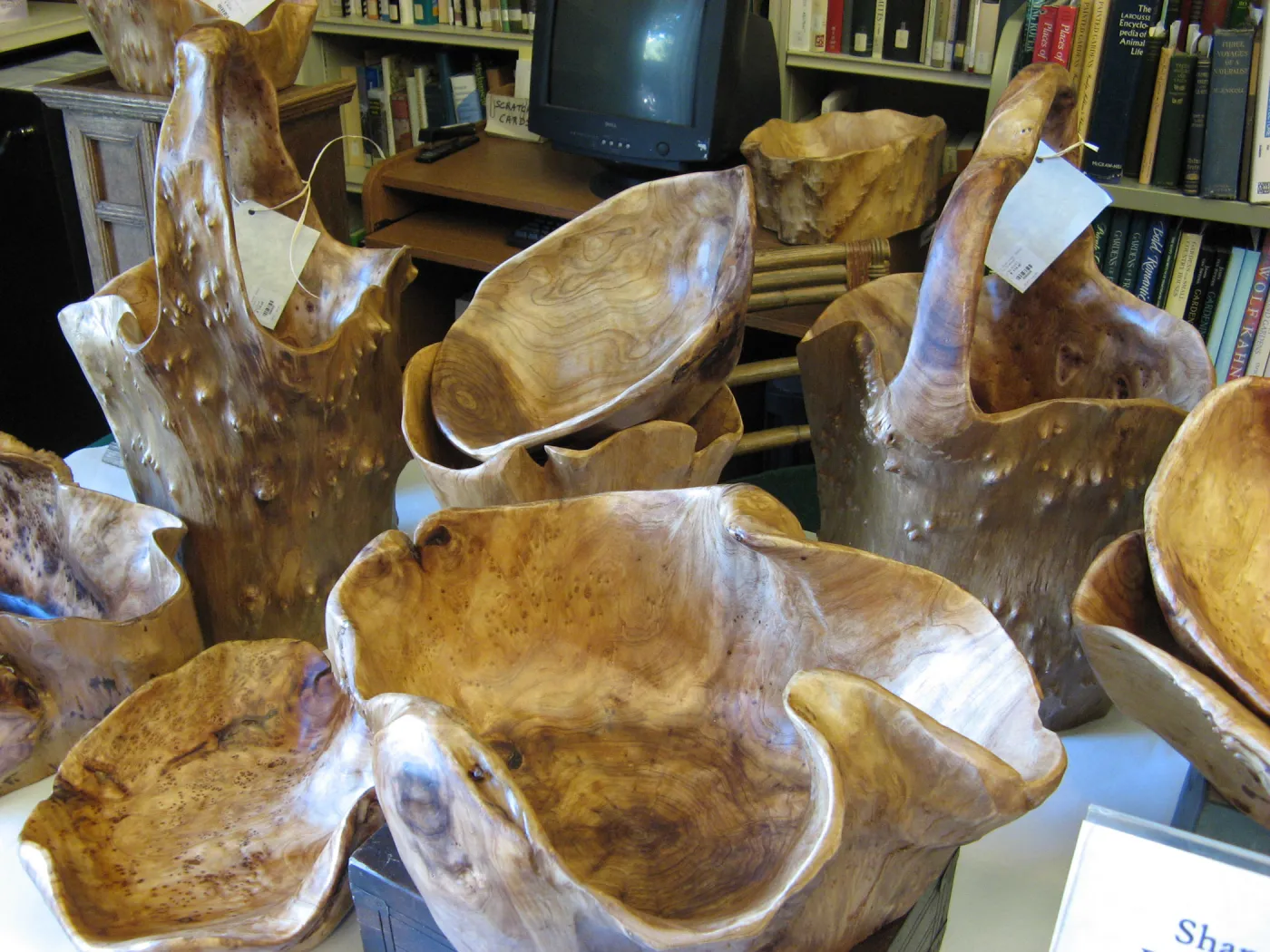 Shan Cedar bowls, SBBG Holiday Marketplace, 2006