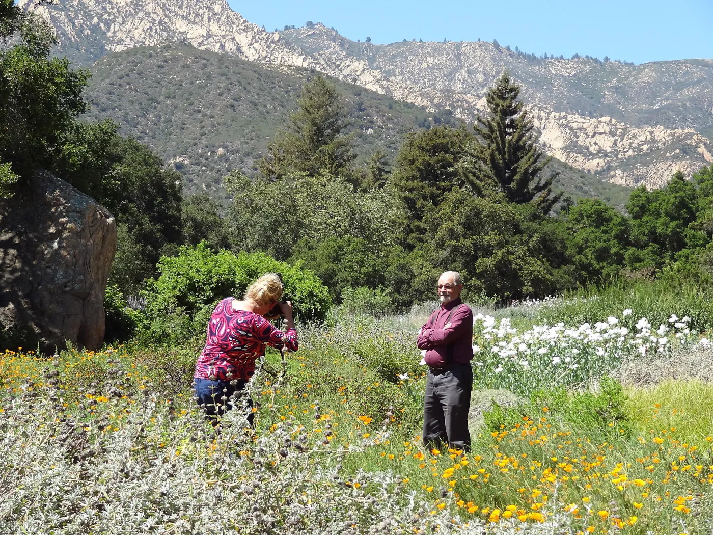 Photographer in the Meadow, Stacy Bloodworth, Dieter Wilken portrait session