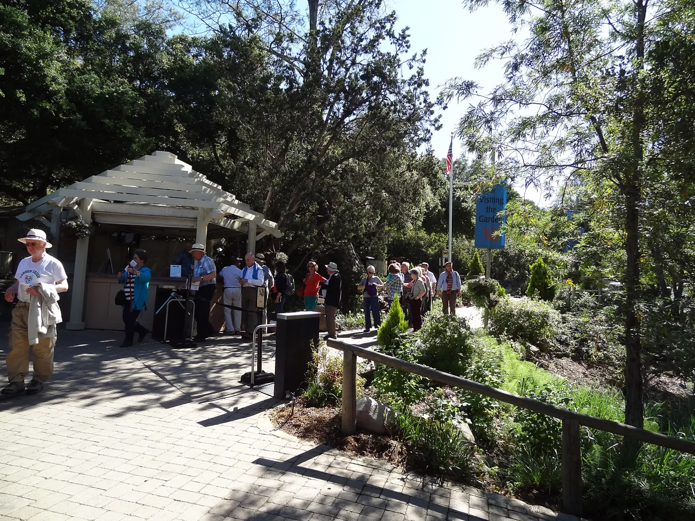 Special Garden Tour for a group of garden enthusiasts from England at the SBBG