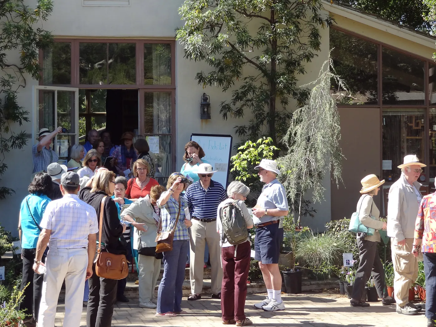 Special Garden Tour for a group of garden enthusiasts from England at the SBBG