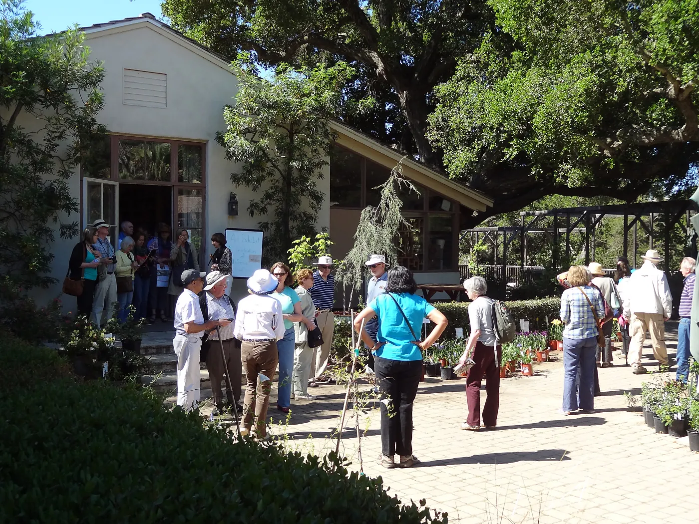 Special Garden Tour for a group of garden enthusiasts from England at the SBBG