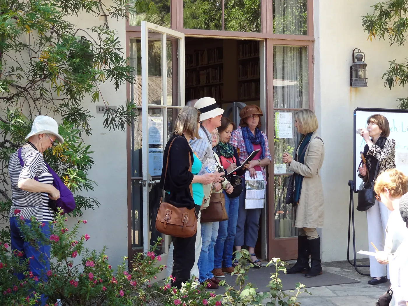 Special Garden Tour for a group of garden enthusiasts from England at the SBBG