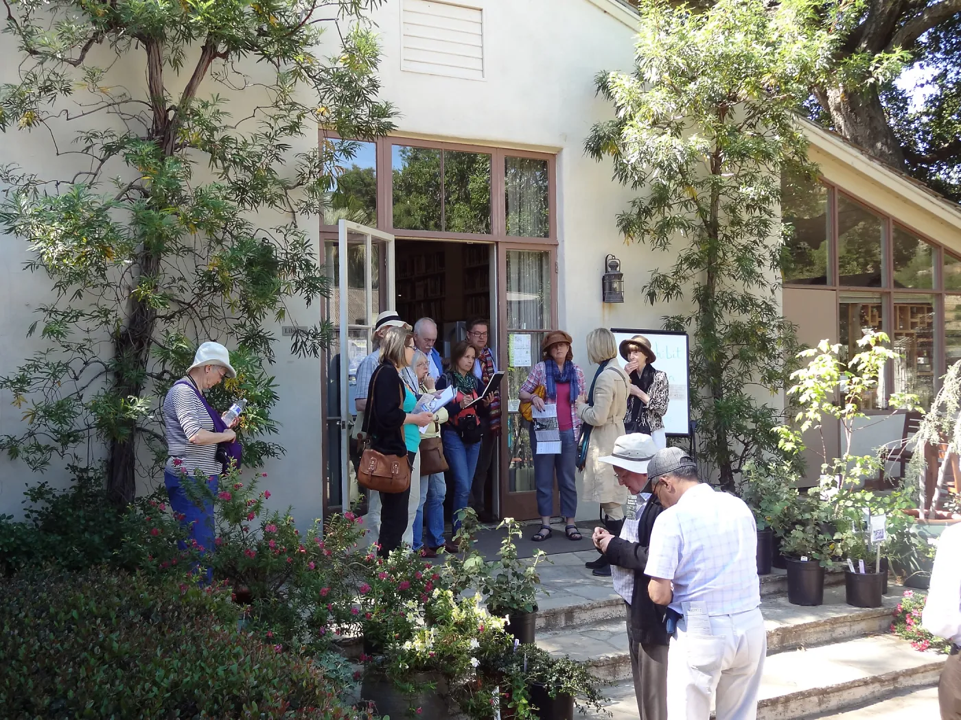 Special Garden Tour for a group of garden enthusiasts from England at the SBBG