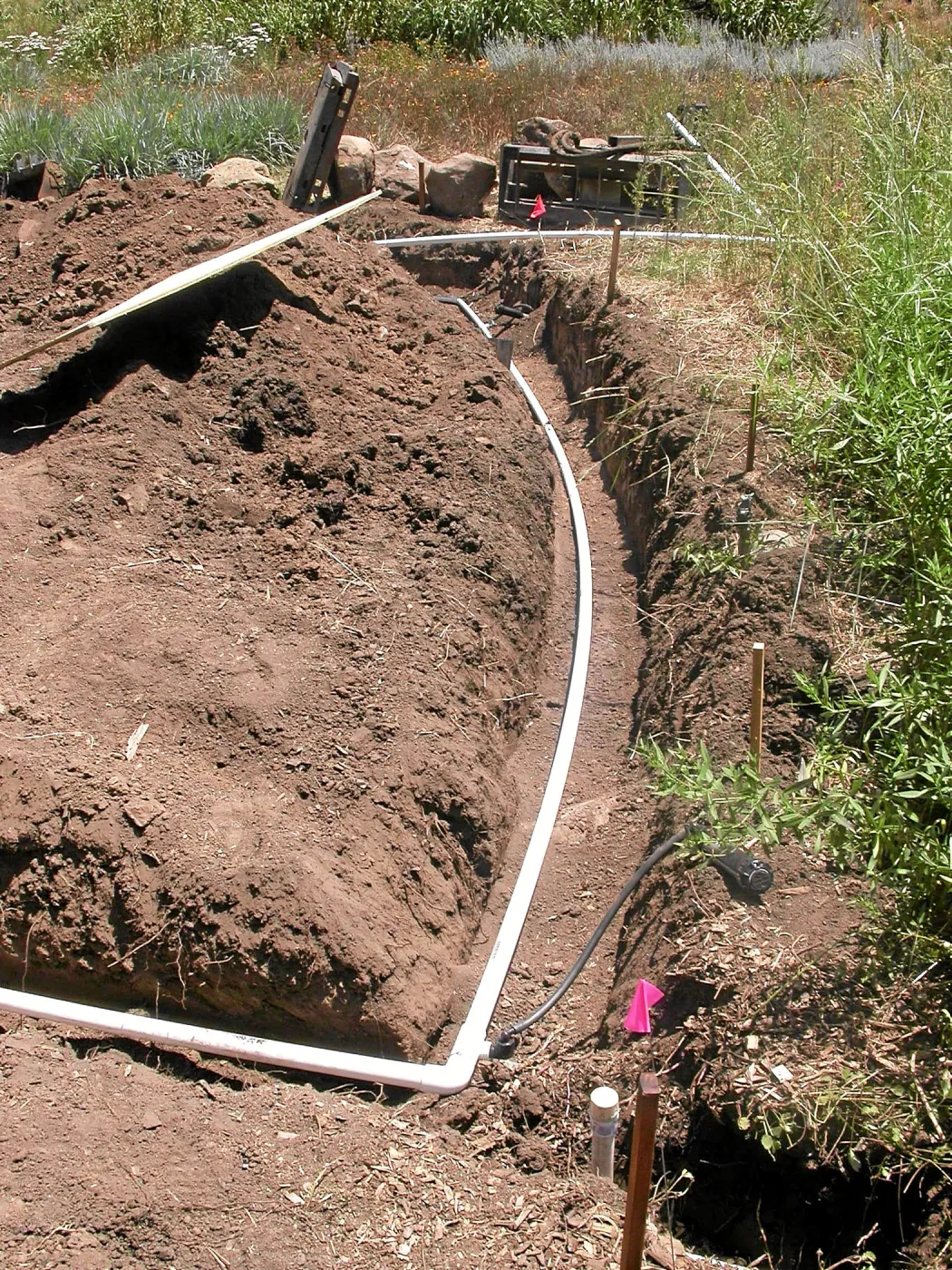 Irrigation installation, Meadow Lawn 2008
